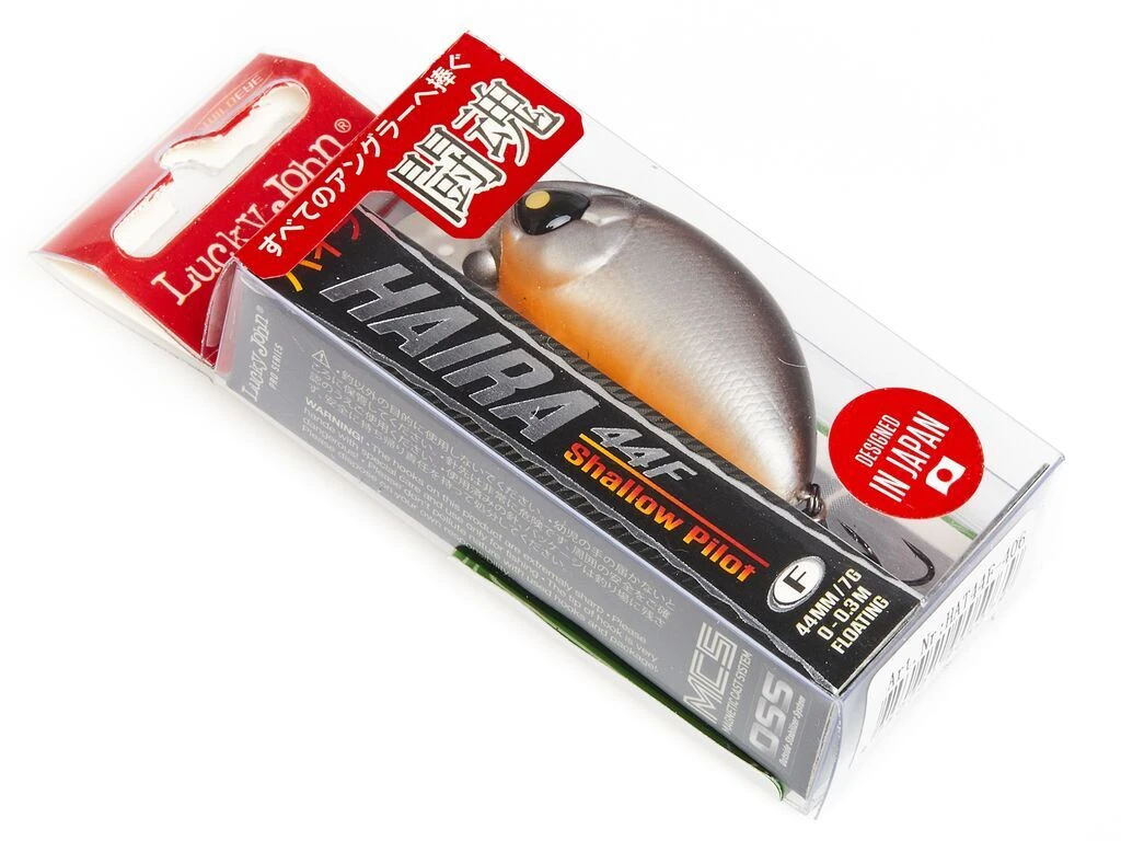 Воблер Lucky John Haira Tiny 44F Shallow Pilot 406 7 гр Pro Series  HAT44F-406 — крупный план
	                                    2