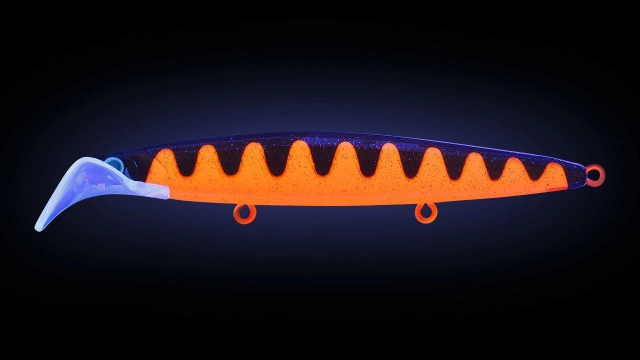 Воблер Strike Pro Scooter Minnow 110F A88 Red Devil Sparkles 11,8 гр   EG-186F#A88 — крупный план
	                                    1