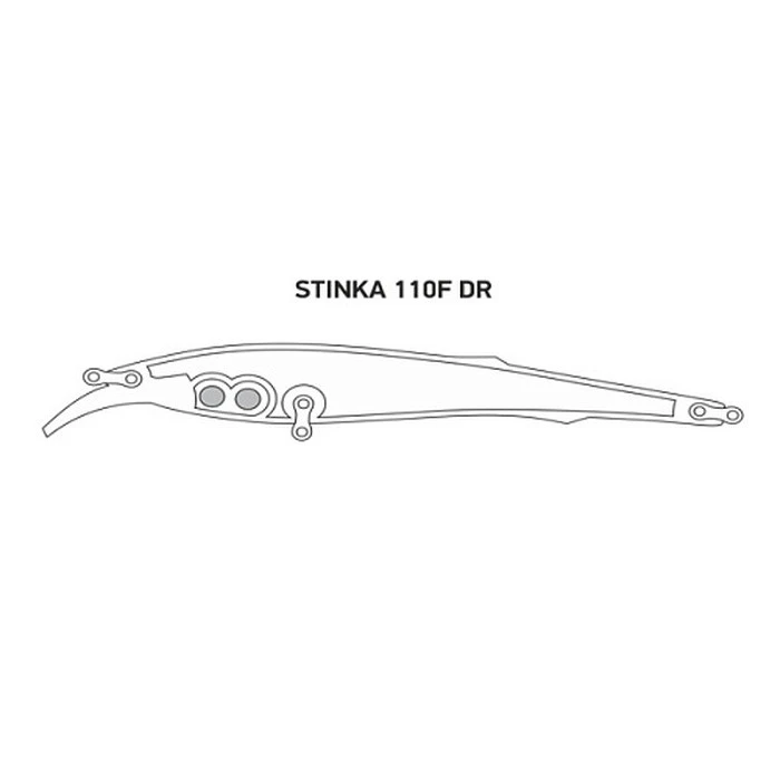 Воблер LureMax Stinka 110F-MDR 087 12 гр   LWST110FMDR-087 — крупный план
	                                    1