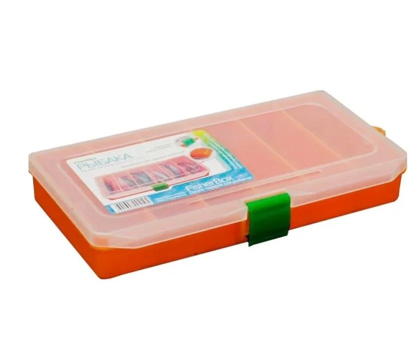 Коробка Fisherbox 216  22х12х3 см Orange   22.12.03 or — характеристики,  особенности конструкции