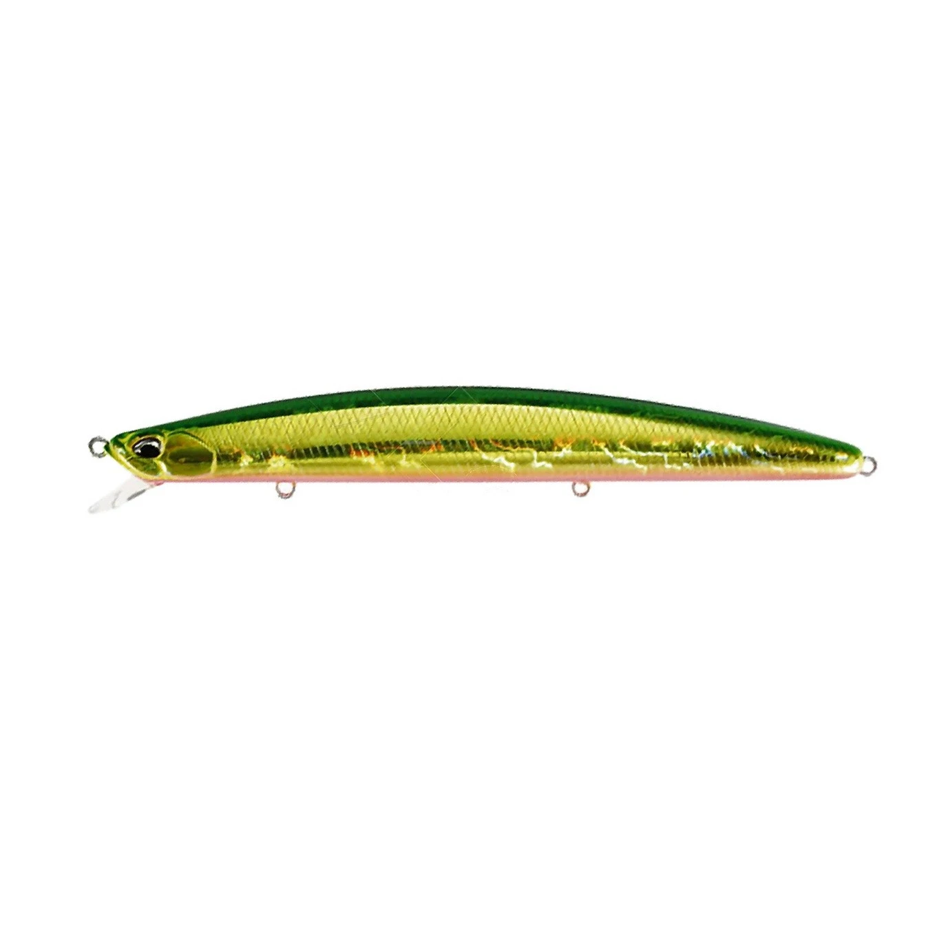 Воблер DUO Tide Minnow Lance 150F ADA4159 Green Gold RB 26,5 гр   DUO-83790 — характеристики,  особенности конструкции