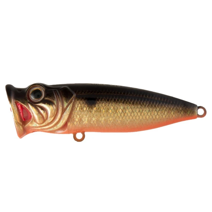 Воблер Strike Pro Pike Pop Mini 45 613-713 Black Back Smoked OB 4 гр   SH-002B#613-713 — характеристики,  особенности конструкции