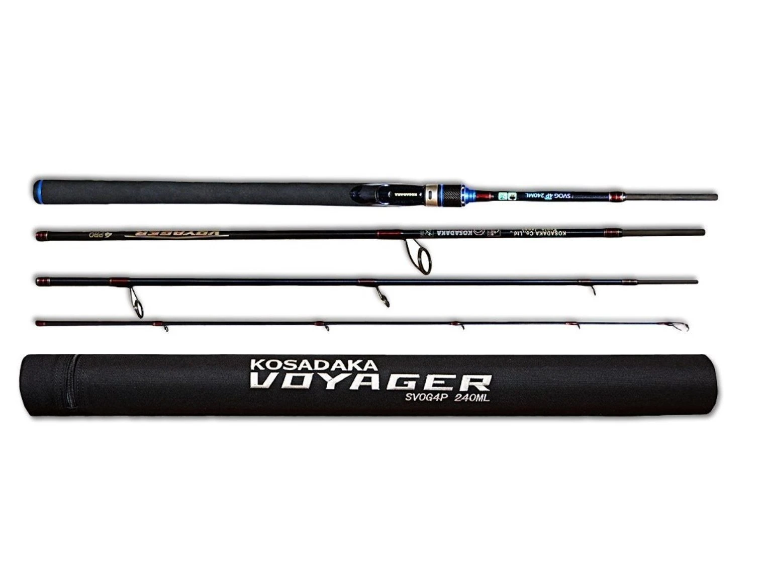 Спиннинг Kosadaka Voyager 4Pro 240L 240 см 3 - 17 гр    SVog4p240L — крупный план
	                                    1