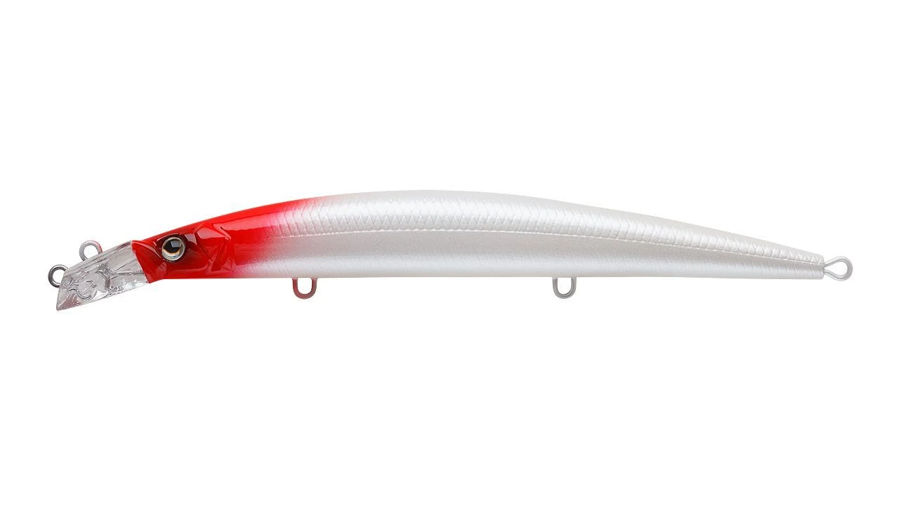 Воблер Strike Pro Top Water Minnow 130 022PF Milk Redhead 15 гр   JL-158F#022PF — характеристики,  особенности конструкции
