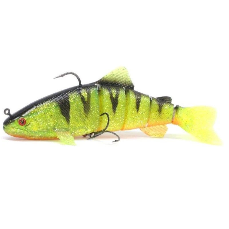 Силиконовая приманка Fox Rage Replicant Realistic Trout Jointed 9 230 мм 1 шт UV Perch UV  NRE033 — характеристики,  особенности конструкции