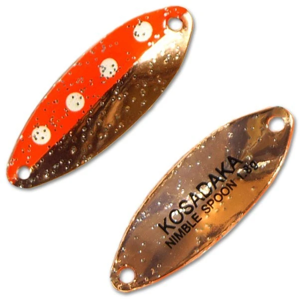 Колеблющаяся Блесна Kosadaka Trout Police Nimble Spoon 1,8 гр 27 мм S03   TL-NS-S03 — характеристики,
	                                    особенности конструкции