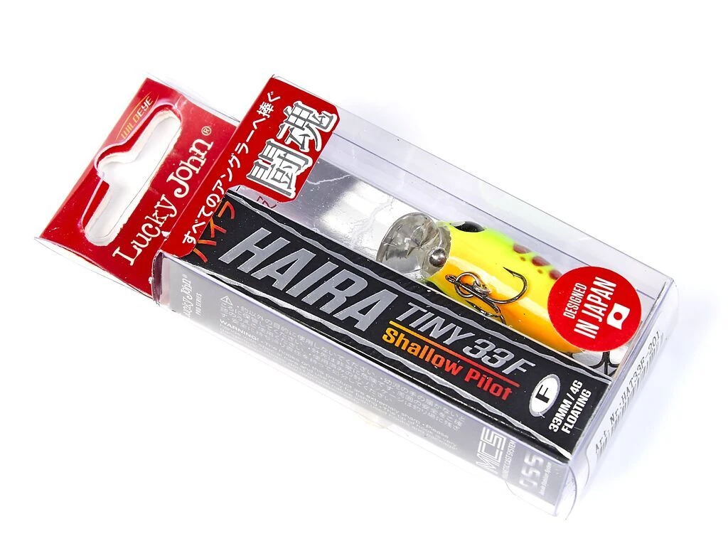 Воблер Lucky John Haira Tiny 33F Shallow Pilot 201 4 гр Pro Series  HAT33F-201 — крупный план
	                                    2