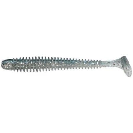 Силиконовая приманка Keitech Swing Impact 2.5 63 мм 10 шт #431 Silver Shiner — характеристики,  особенности конструкции