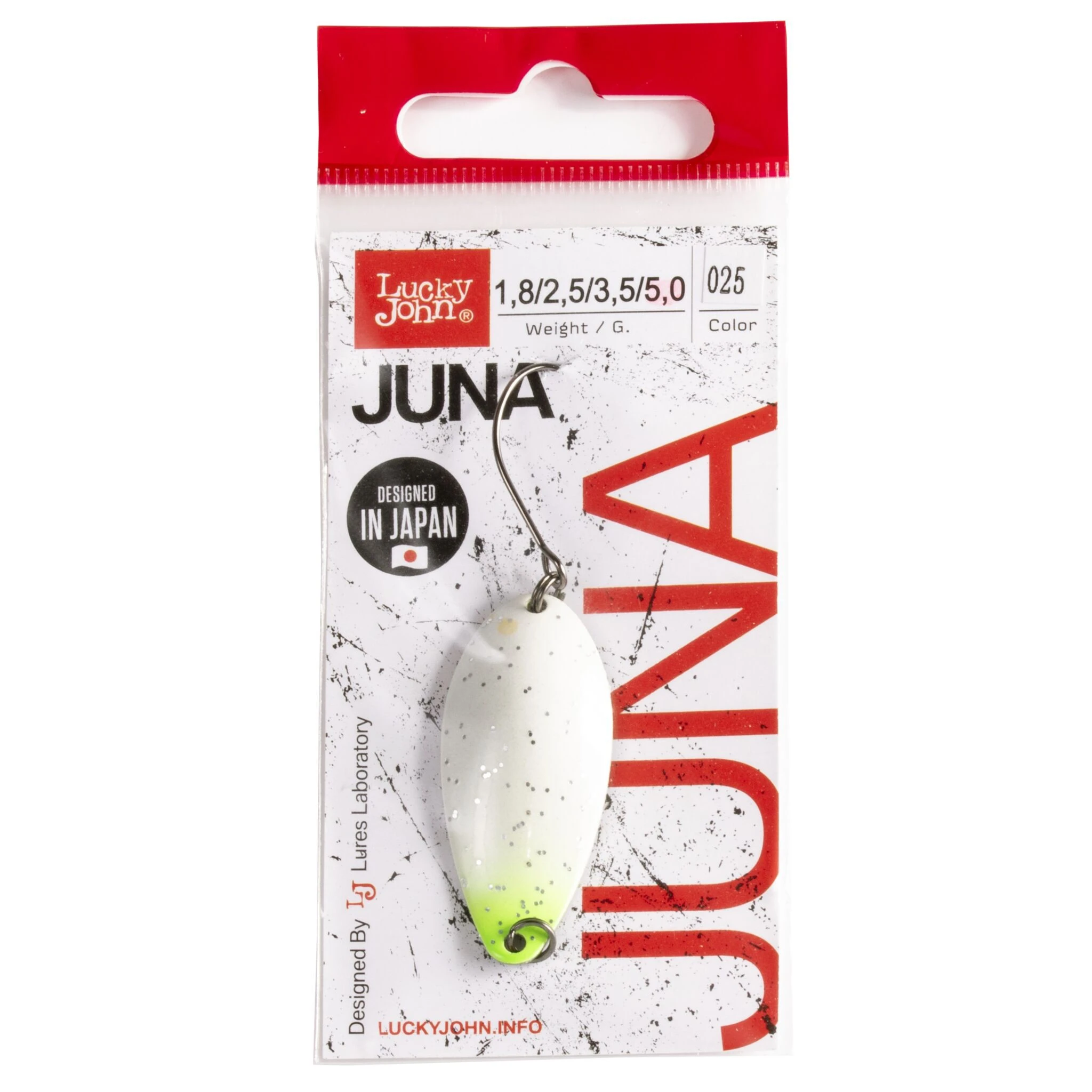 Колеблющаяся Блесна Lucky John Juna 5 гр 39 мм 025   LJJU50-025 — крупный план
	                                    2