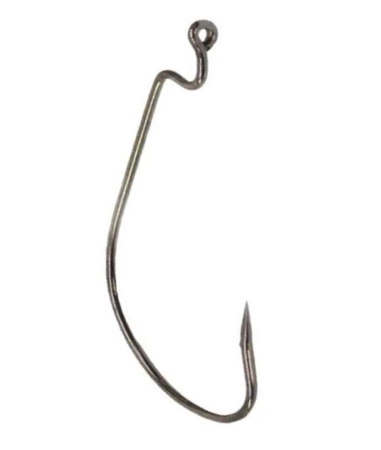 Крючок Офсетный Cobra L-Worm 2312NSB №4 3 шт    CO502-004 — характеристики,  особенности конструкции