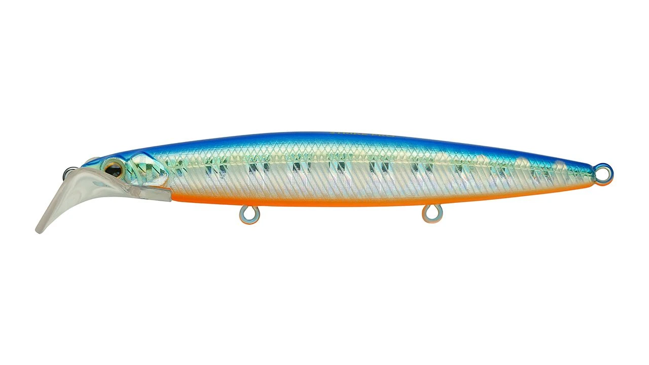 Воблер Strike Pro Scooter Minnow 110F A150-713 UV Blue Silver OB 11,8 гр   EG-186F#A150-713 — характеристики,  особенности конструкции