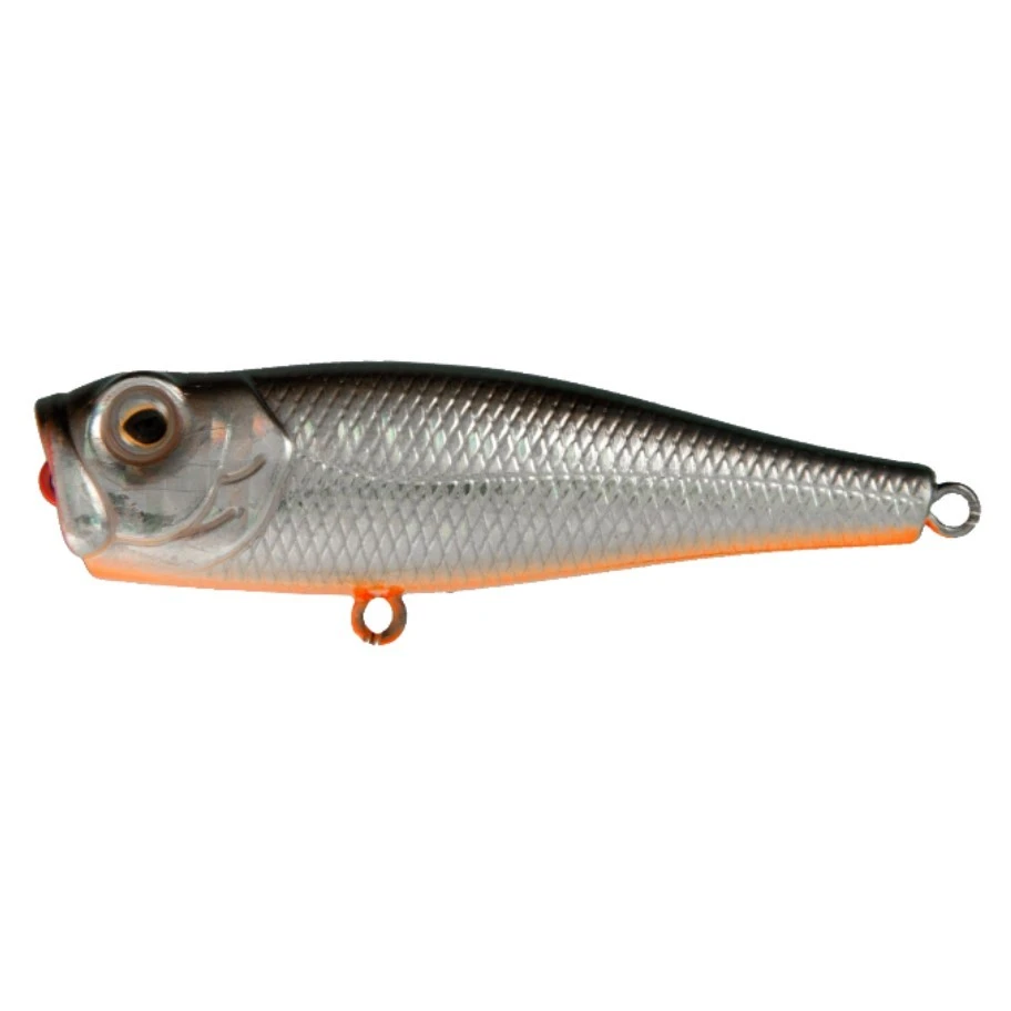 Воблер Strike Pro Bubble Pop 65 A70-713 Black Silver OB 8 гр   EG-046#A70-713 — характеристики,  особенности конструкции
