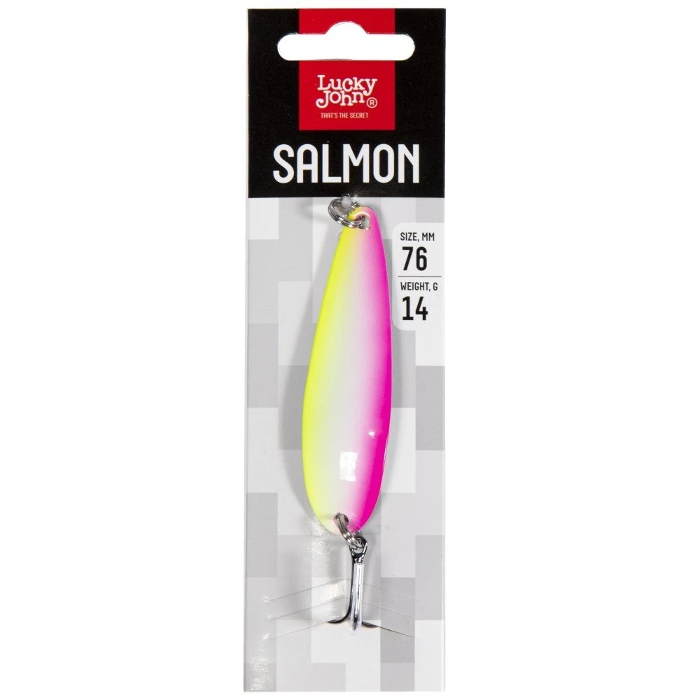 Колеблющаяся Блесна Lucky John Salmon 14 гр 76 мм 005   LJSAL014-005 — крупный план
	                                    3