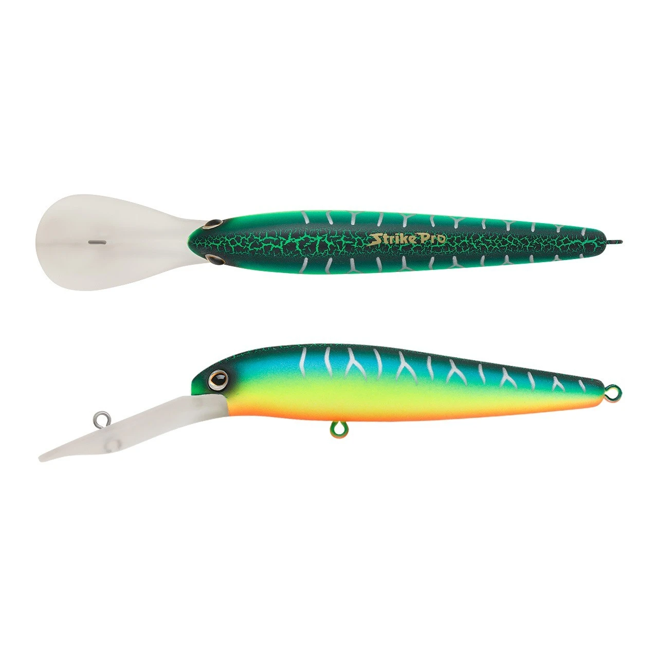 Воблер Strike Pro S.P. Walleye Minnow 90 A223S-RP Pearl Mat Tiger 11 гр   JL-022F#A223S-RP — характеристики,  особенности конструкции