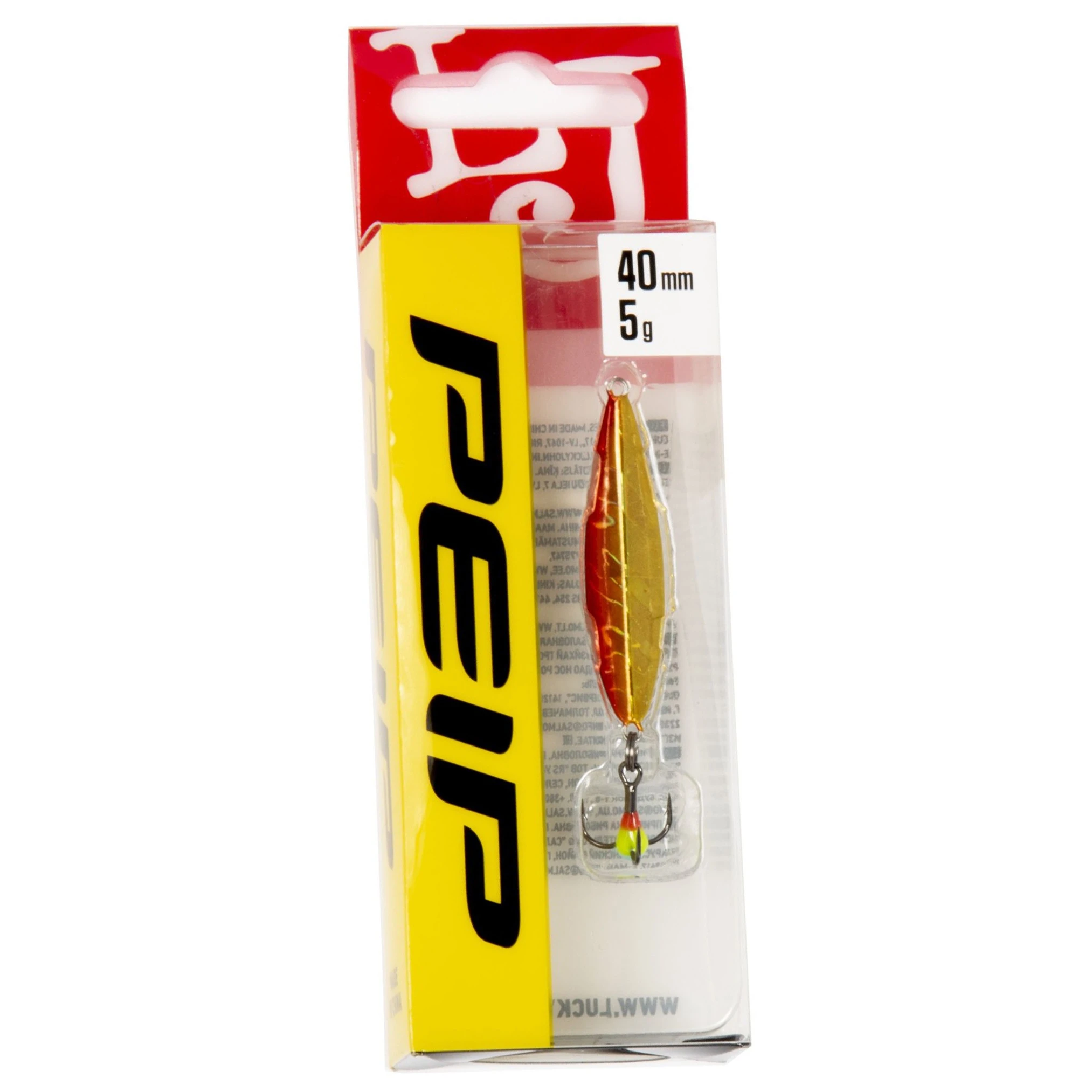 Зимняя Блесна Lucky John Peip 5 гр 40 мм RG   LJPE40-RG — крупный план
	                                    1