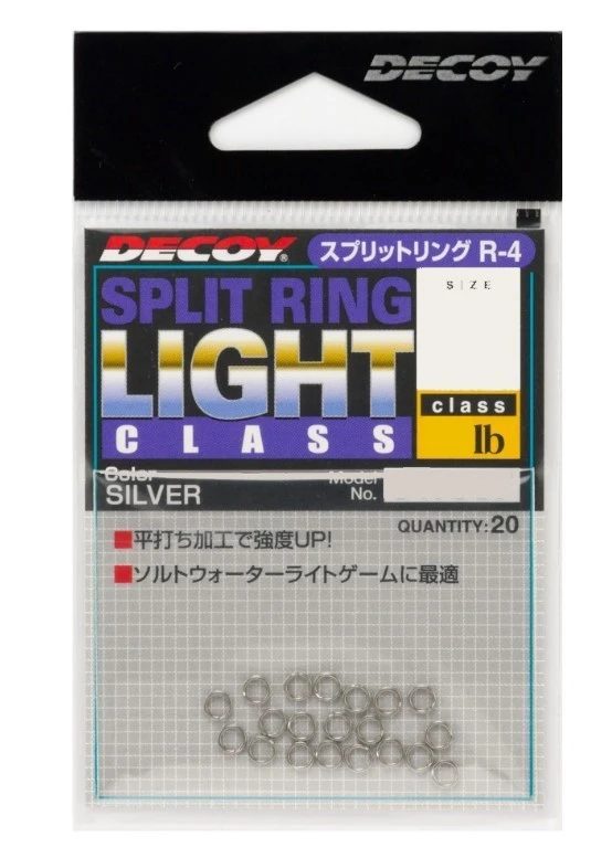 Кольцо Заводное Decoy Split Ring  №3 18 кг 20 шт Black Light Class — крупный план
	                                    1