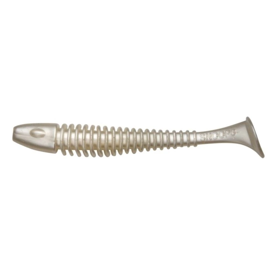 Силиконовая приманка Jig It Snoop 6 152 мм 3 шт 008 White pearl   JIS152008S — характеристики,  особенности конструкции