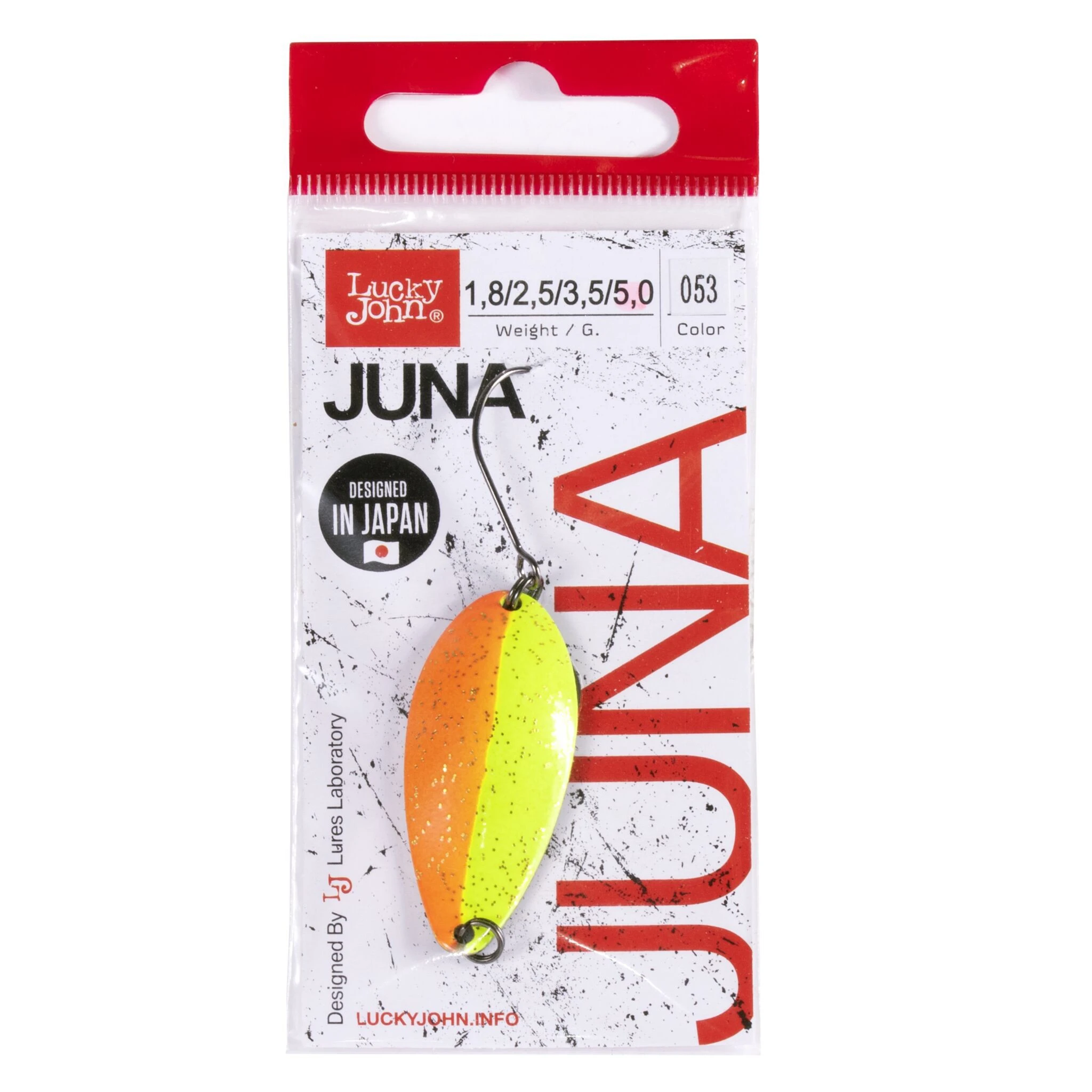 Колеблющаяся Блесна Lucky John Juna 5 гр 39 мм 053   LJJU50-053 — крупный план
	                                    2
