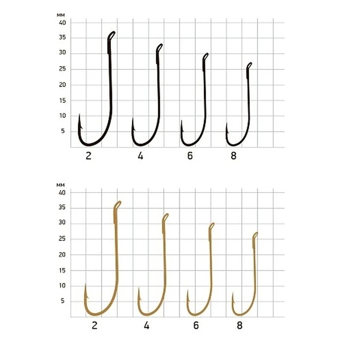 Крючок Одинарный Saikyo KH-71590 Salmon №6 10 шт BN   71590SFSABK6-10 — крупный план
	                                    1