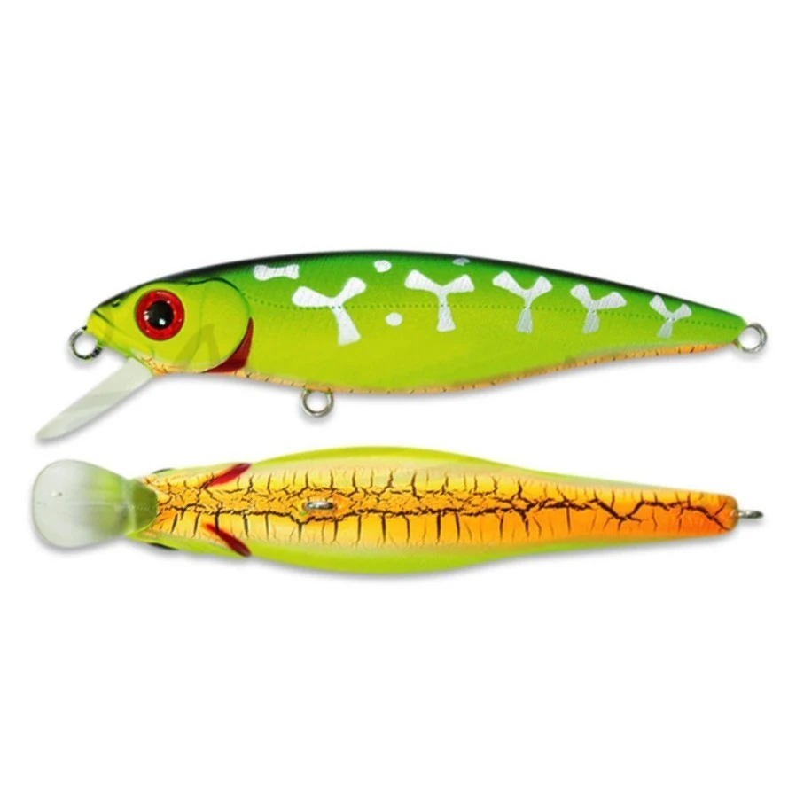 Воблер Pontoon 21 Greedy Guts 77F-SR 470 CB Fire Tiger 9 гр   P21-GGT-77F-SR-470 — крупный план
	                                    1