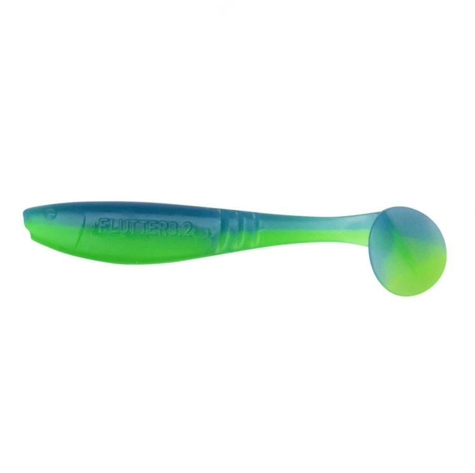 Силиконовая приманка Jig It Flutter 3.8 95 мм 6 шт 006 Hot mint   JIF95006S — характеристики,  особенности конструкции