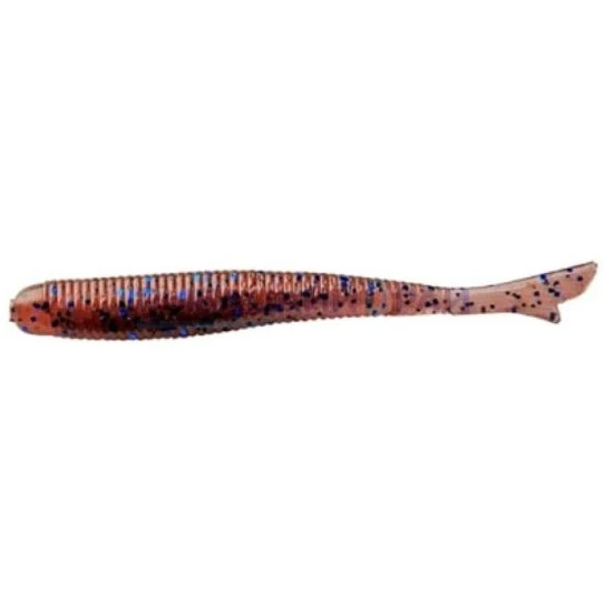 Силиконовая приманка Bait Breath U30 Fish Tail 1.5 40 мм 14 шт 145 Cinnamon/Black,Blue Flake — характеристики,  особенности конструкции