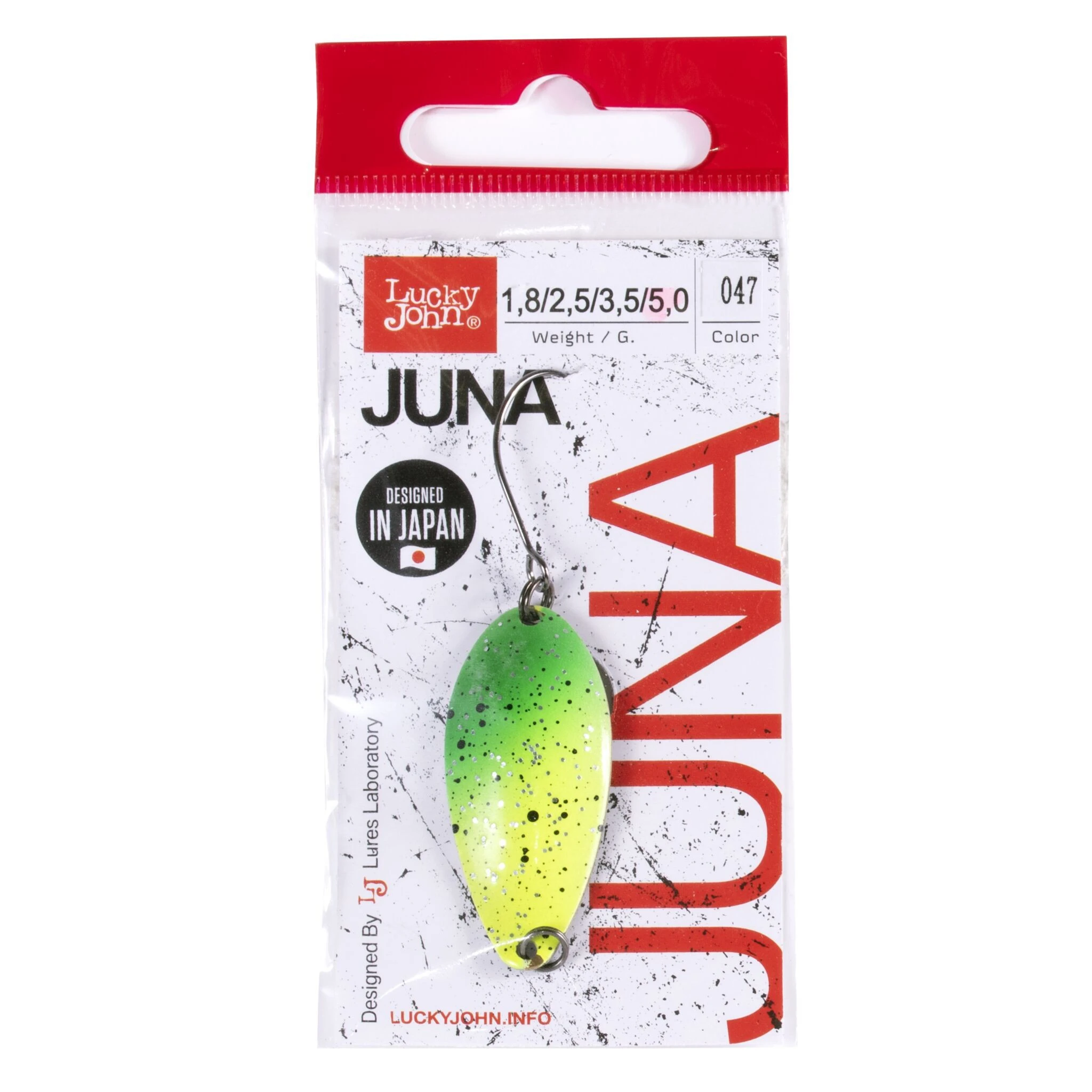 Колеблющаяся Блесна Lucky John Juna 5 гр 39 мм 047   LJJU50-047 — крупный план
	                                    2