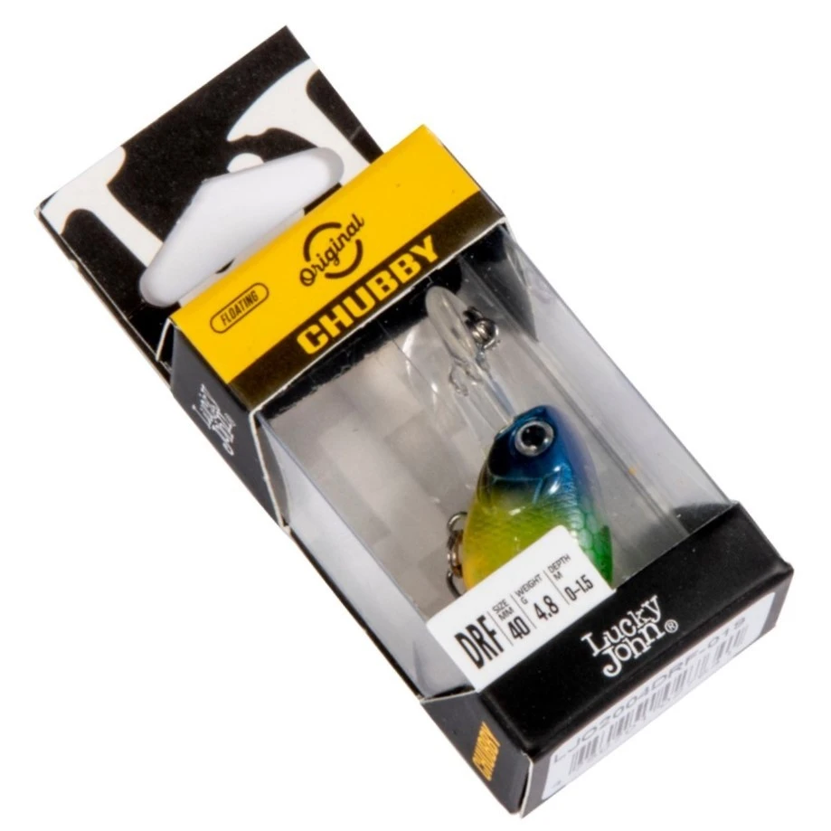 Воблер Lucky John Chubby DR 40F 019 3,8 гр Original  LJO2004DRF-019 — крупный план
	                                    2