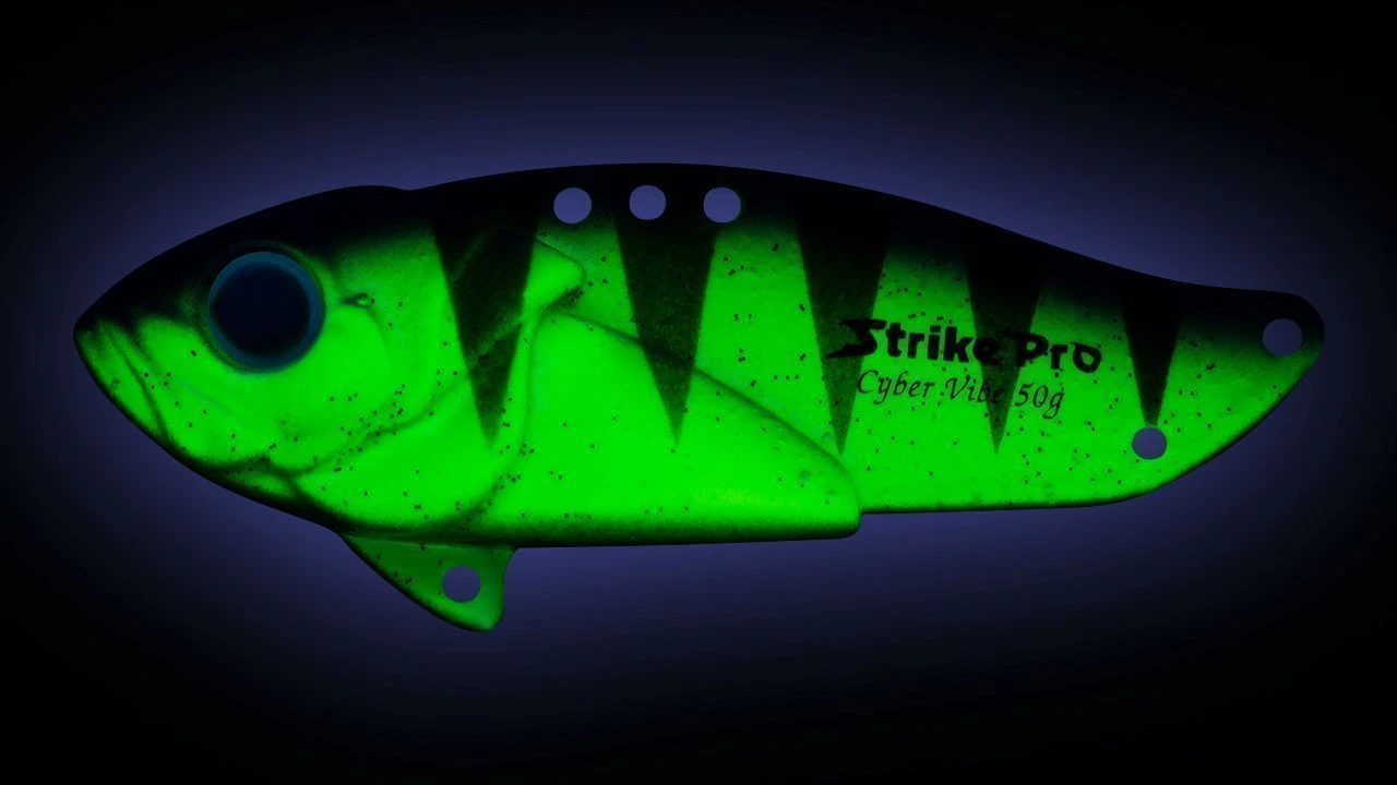 Цикада Strike Pro Cyber Vibe 75 50 гр Glowing Blue Lemon   JG-005F#A172FL — крупный план
	                                    1