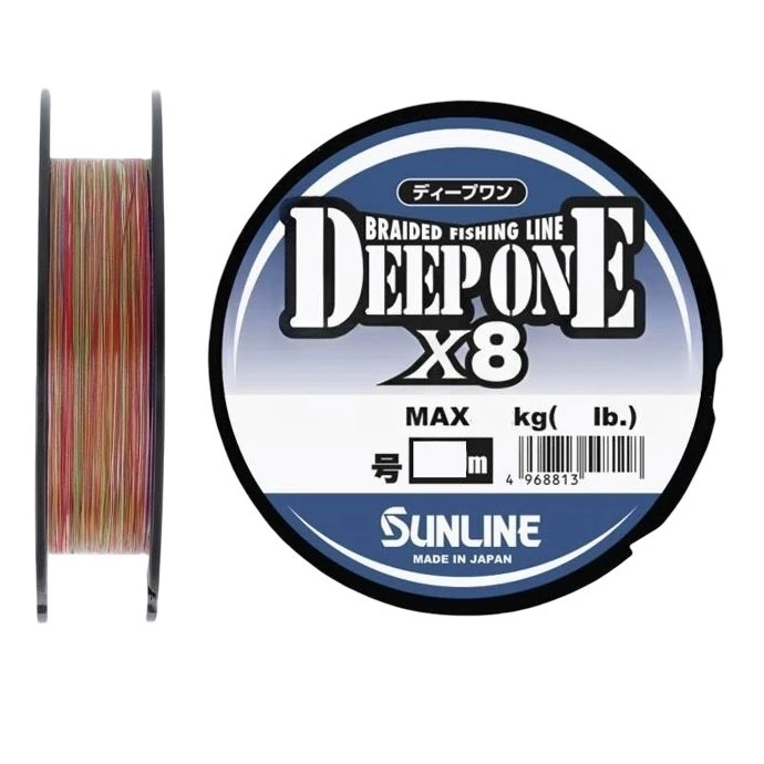 Плетеный шнур Sunline Deep One X8 HG 200 м  PE # 3  0,285 мм — характеристики,  особенности конструкции