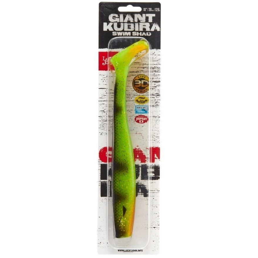 Силиконовая приманка Lucky John Giant Kubira Swim Shad 10.3in 260 мм 1 шт PG41 3D BBS Series  140434-PG41 — крупный план
	                                    2
