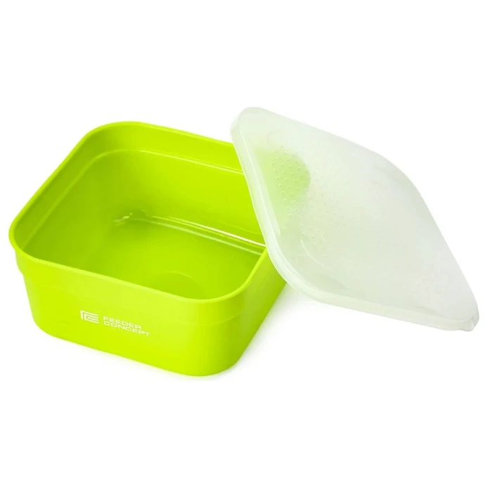 Коробка Feeder Concept FC Feeder Bait Box  17х17х5,5 см  p.M  FC200-002M — характеристики,
	                                    особенности конструкции