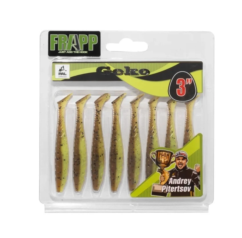 Силиконовая приманка Frapp Geko 3 76 мм 8 шт 26 — крупный план
	                                    1