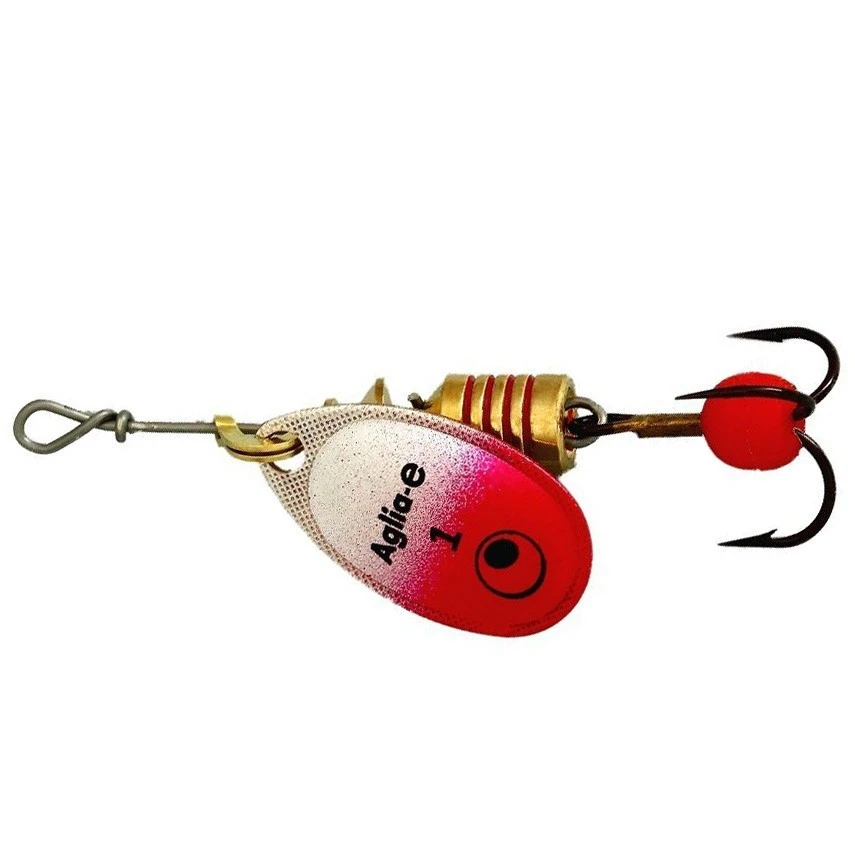 Вращающаяся Блесна Mepps Aglia-E №1 3,5 гр AG Red Bright   ae-1-a-r — характеристики,  особенности конструкции