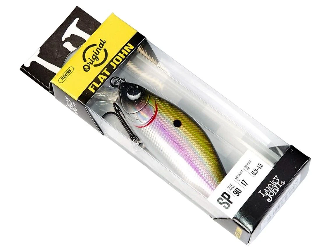 Воблер Lucky John Flat John 90SP A03 17 гр Original  LJO0909SP-A03 — крупный план
	                                    2