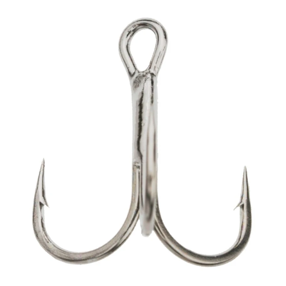 Крючок Тройной Ryugi Treble Tenka Hook №8 6 шт Nickel — характеристики,  особенности конструкции
