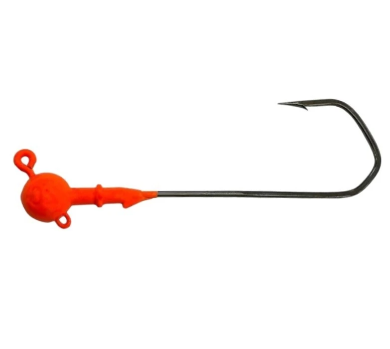 Джиг-головка Strike Pro Шар С петлей для стингера №12/0 20 гр 2 шт Оранжевый — характеристики,  особенности конструкции