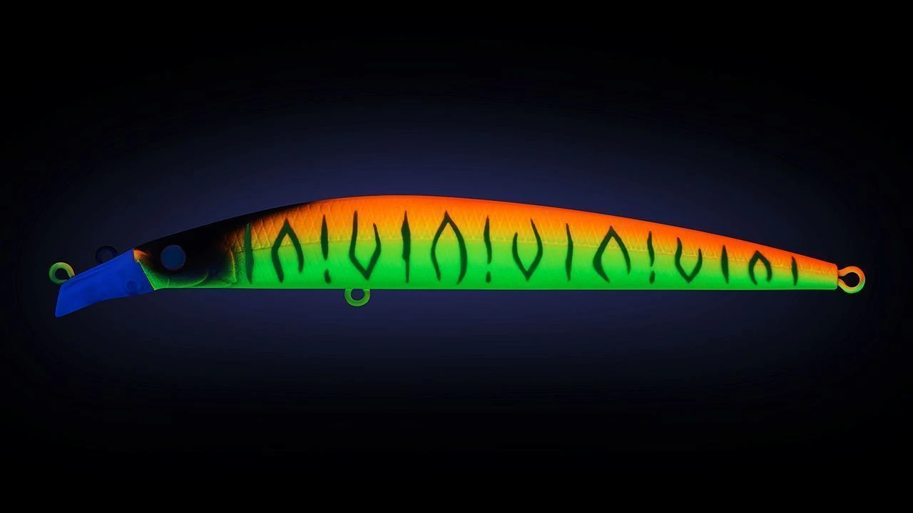 Воблер Strike Pro Top Water Minnow 110 A242S Sunrise Mat Tiger 10,5 гр   JL-166F#A242S — крупный план
	                                    1