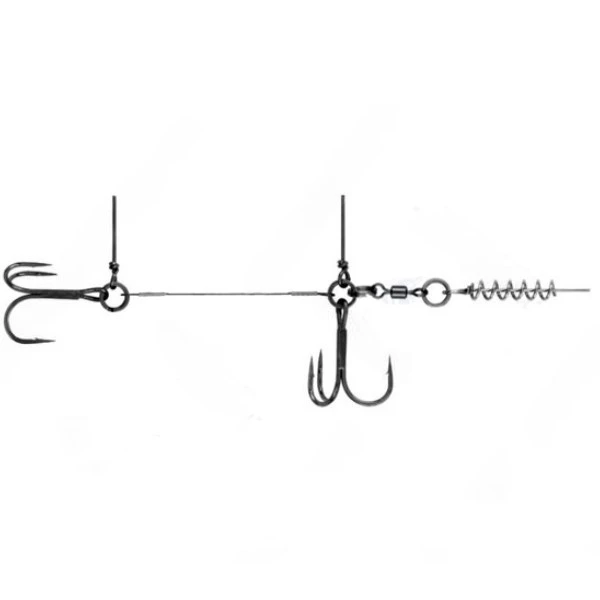 Стингер Мормыш Spring Lock Big Size Титановый №2/0 20 кг 1 шт  Со спиралью XL  VD-TiSL-XL — характеристики,  особенности конструкции