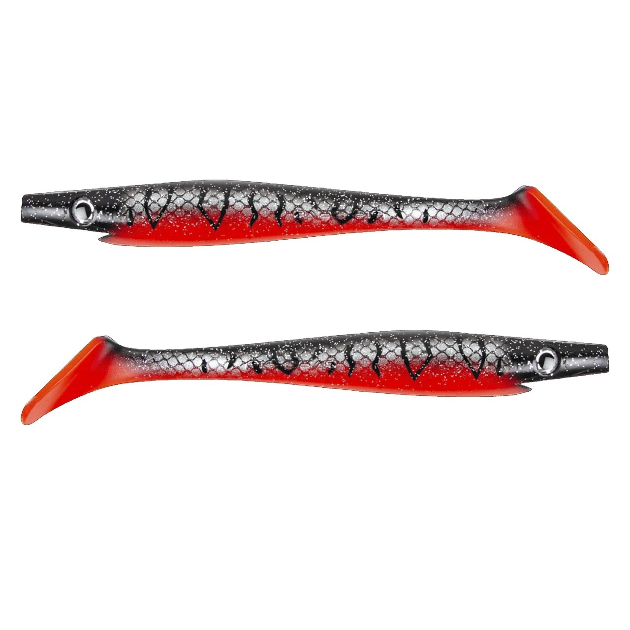 Силиконовая приманка Strike Pro Pig Shad Jr 200 мм 2 шт Red Baron   SP-172C#149 — характеристики,  особенности конструкции