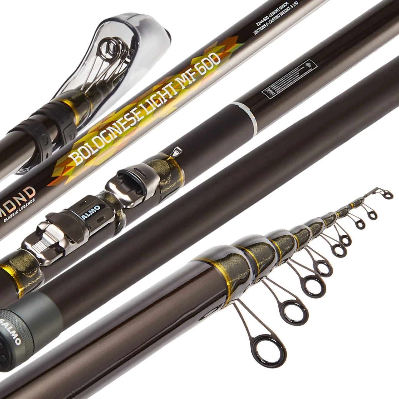 Болонское Удилище Salmo Diamond Bolognese Light MF 600 см     2244-600 — крупный план
	                                    1