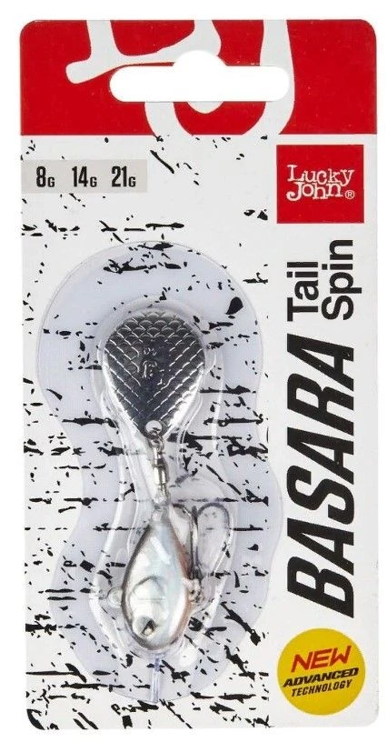 Тейл-спиннер Lucky John Basara Tail Spin 21 гр 66 мм 001   LJBTS21-001 — крупный план
	                                    2