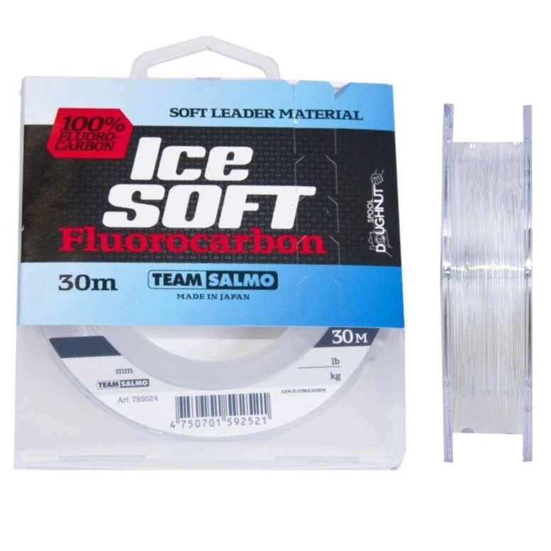 Флюорокарбон Salmo Team Salmo Ice Soft Fluorocarbon 30 м 0,47 мм    TS5024-047 — характеристики,  особенности конструкции