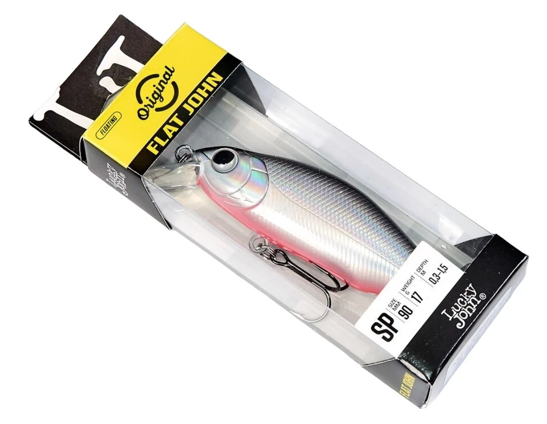 Воблер Lucky John Flat John 90SP A82 17 гр Original  LJO0909SP-A82 — крупный план
	                                    2