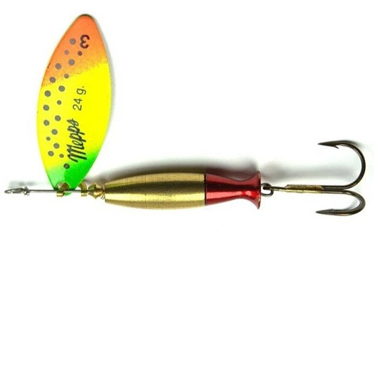 Вращающаяся Блесна Mepps Aglia Long Heavy №3 24 гр Tiger   alh-3-tr — характеристики,  особенности конструкции