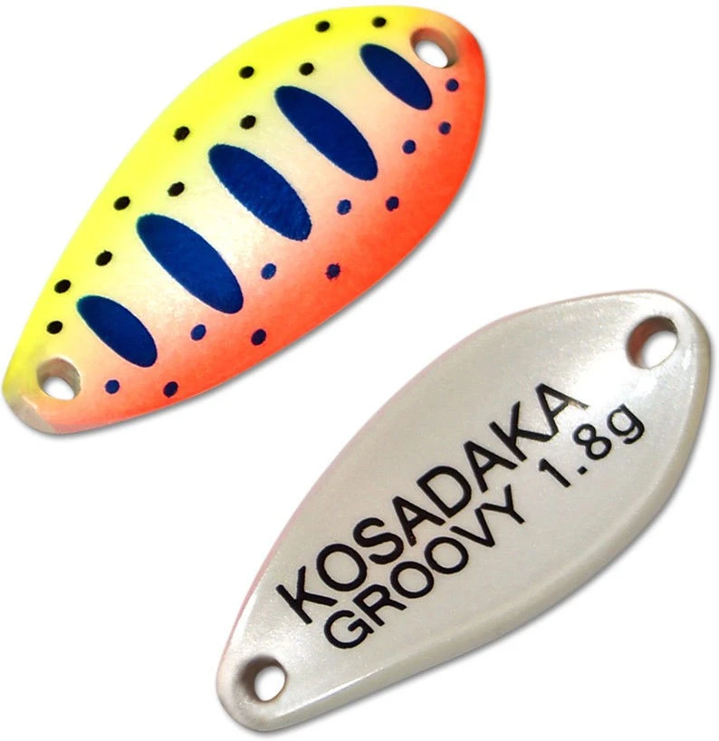 Колеблющаяся Блесна Kosadaka Trout Police Groovy 1,8 гр 25 мм 727   Tl-Grv-727 — характеристики,
	                                    особенности конструкции