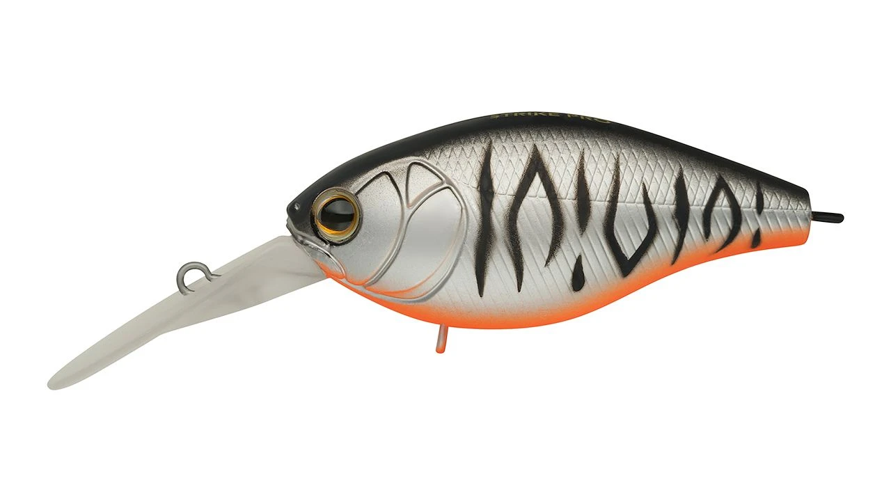 Воблер Strike Pro Cranky-X Deep 60 A243ES Grey Shadow Mat Tiger 16 гр   EG-168L#A243ES — характеристики,  особенности конструкции