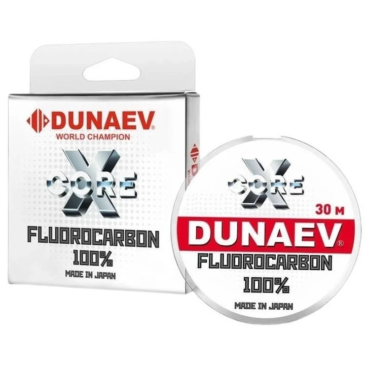 Флюорокарбон Dunaev X-Core Fluorocarbon 30 м 0,26 мм    DSL260 — характеристики,  особенности конструкции