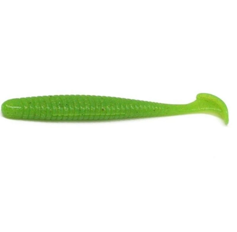 Силиконовая приманка Noike Smokin Swimmer 3 76 мм 9 шт 044-Chartreuse   NKSS3044 — характеристики,  особенности конструкции