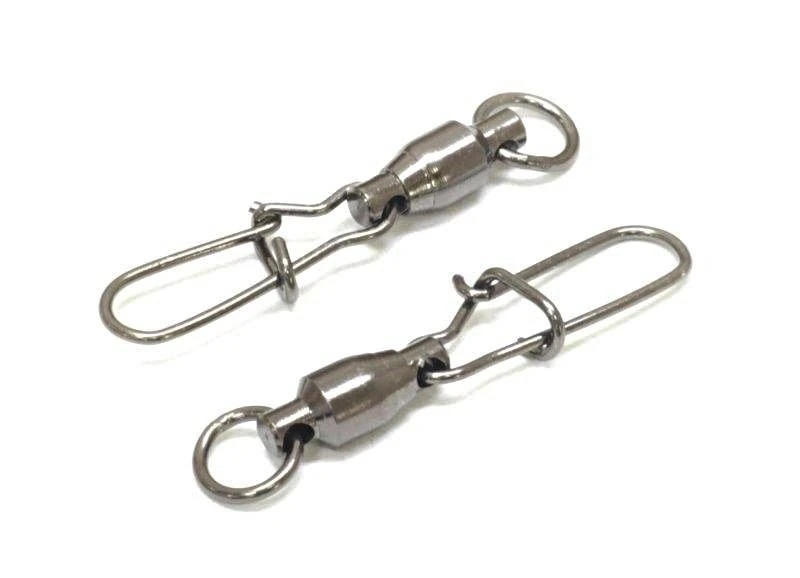 Вертлюг с застежкой Lucky John Ball Bearing Swivel №000 3 шт  Pro Series  LJP5102-000 — крупный план
	                                    1